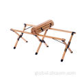 Lightweight Camping Table Outdoor Bamboo Camping Portable Rolling Wooden Table Supplier